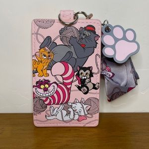 Loungefly Disney Kitties Lanyard with Cardholder